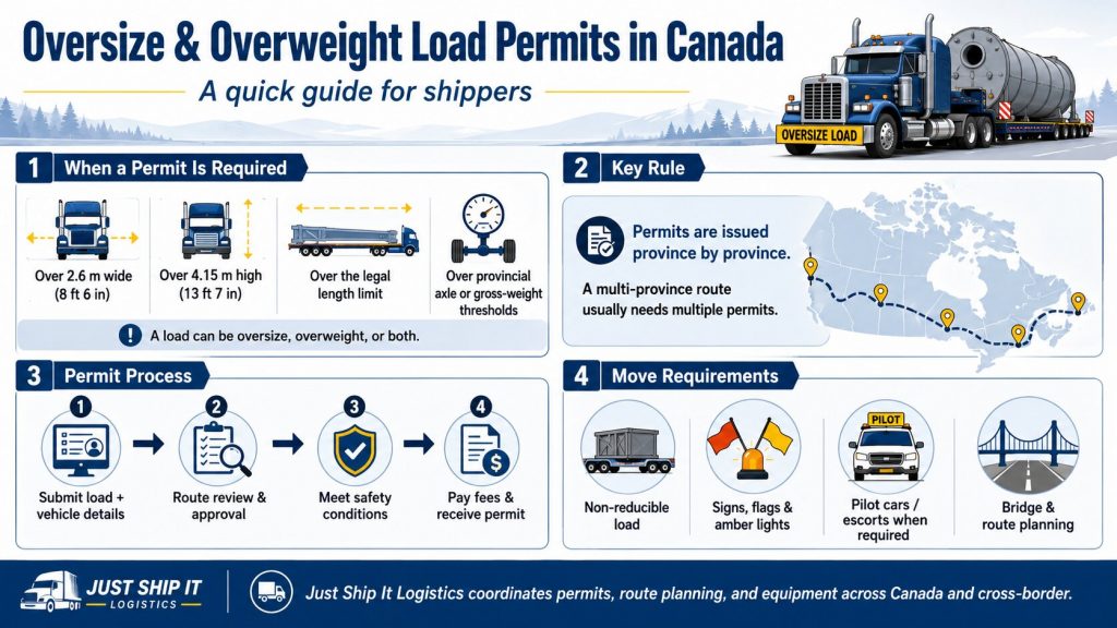 Obersize and Overweight Load permits in Canada